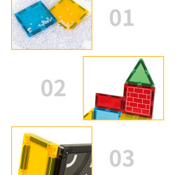 Магнитни конструктори LELINO Build 35 бр.