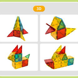 Магнитни конструктори LELINO Build 35 бр.