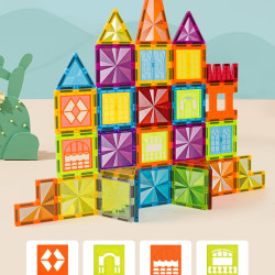 Магнитни конструктори LELINO Diamond 45 бр.