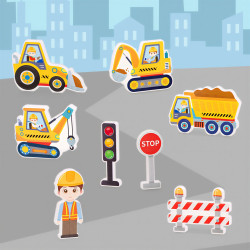 Магнитни конструктори LELINO Fantasy Engineering 47 бр.