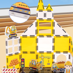 Магнитни конструктори LELINO Fantasy Engineering 47 бр.