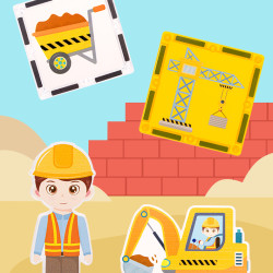 Магнитни конструктори LELINO Fantasy Engineering 47 бр.