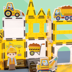 Магнитни конструктори LELINO Fantasy Engineering 47 бр.