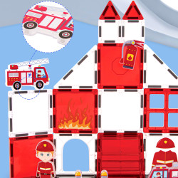 Магнитни плочки LELINO Fantasy Fire Control  48 бр.