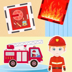 Магнитни плочки LELINO Fantasy Fire Control  48 бр.