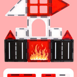 Магнитни плочки LELINO Fantasy Fire Control  48 бр.
