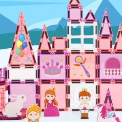 Магнитни конструктори LELINO Fantasy Princess 58 бр.