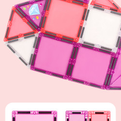 Магнитни конструктори LELINO Fantasy Princess 58 бр.