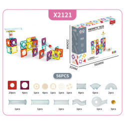 Магнитни конструктори LELINO Roller 56 бр.