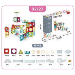 Магнитни конструктори LELINO Roller 95 бр.