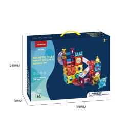 Магнитни конструктори LELINO Roller 72 бр.